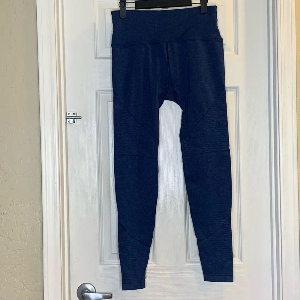 Alphalete Womens Blue Revival OG Seamless Leggings Size XXL